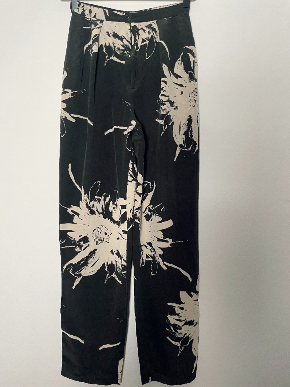 Vintage Workers for Freedom London 100% Silk Pants, Made in England
